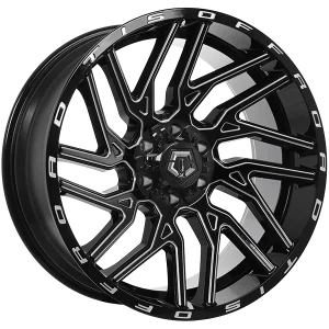 TIS Wheels – 554BM – Black – 22″x10″ -19mm – Summer Wheels – 554BM2206819S